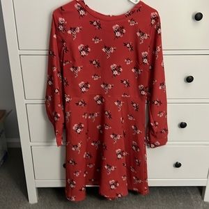 Loft brand woman’s dress.  Floral pattern.